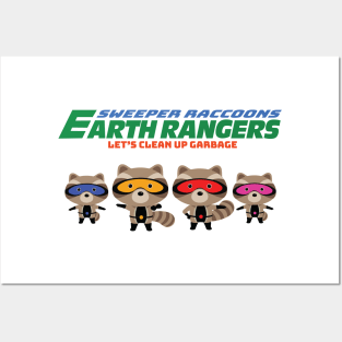 Earth Ranger Raccoons Posters and Art